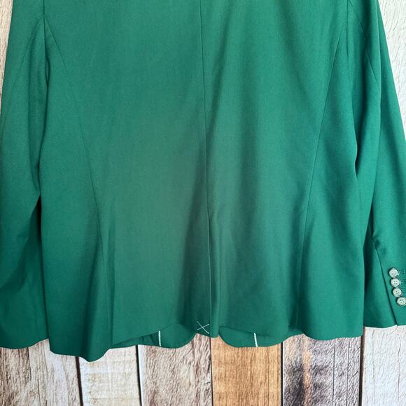 Ann Taylor Petite Blazer One Button Textured Drape Office Workwear Holiday 14P - Picture 6 of 9